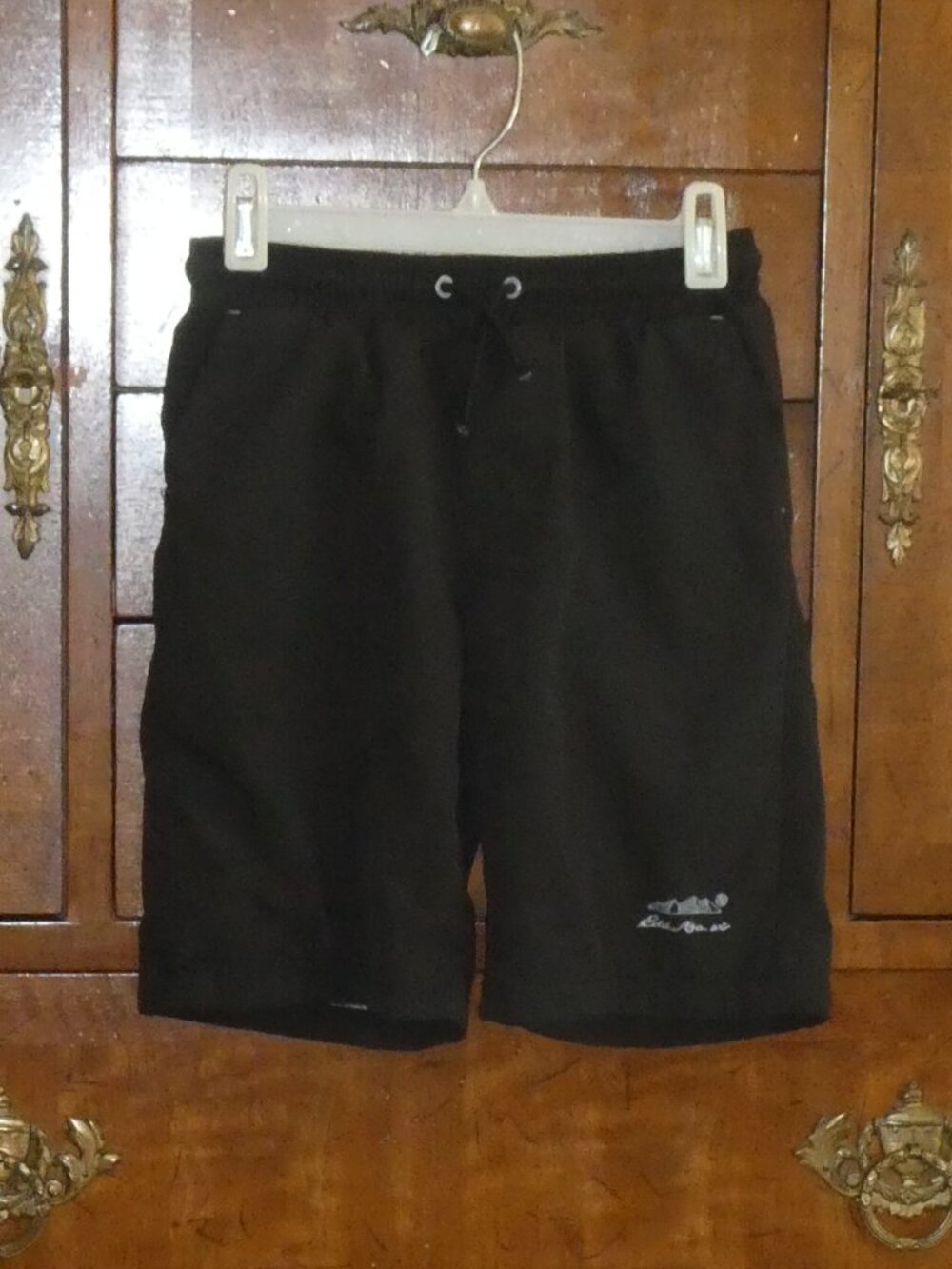 Eddie Bauer Boys Black Active Shorts Size Small 7-8